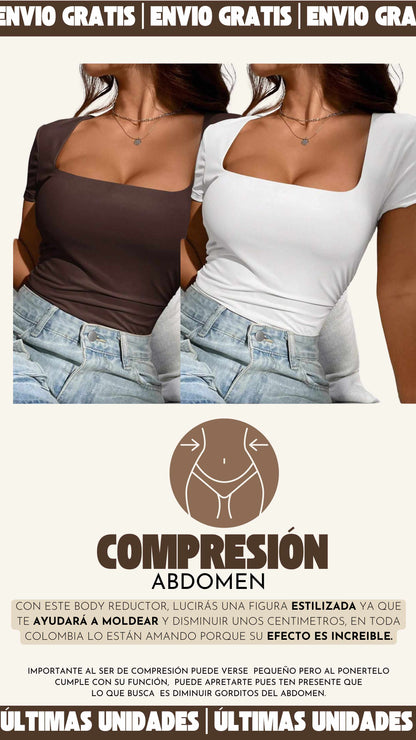 2 X 1 BODYS REDUCTORES MANGA CORTA